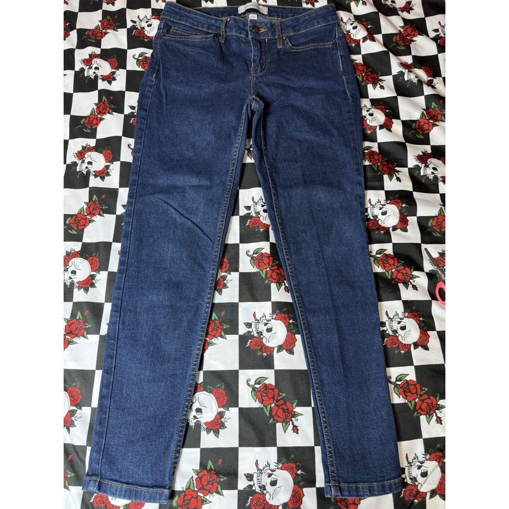 Calvin Klein Jeans Ankle‎ Legging Skinny Denim Size 4 Dark Wash Stretch Jeans
